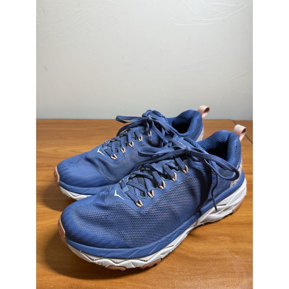 Hoka Women's Challenger ATR 5 Blue and Pink Athletic Shoes Size 9
